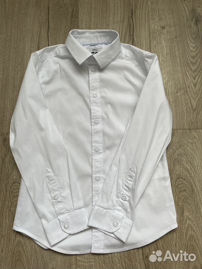Школьная рубашка на кнопках PlayToday 128р