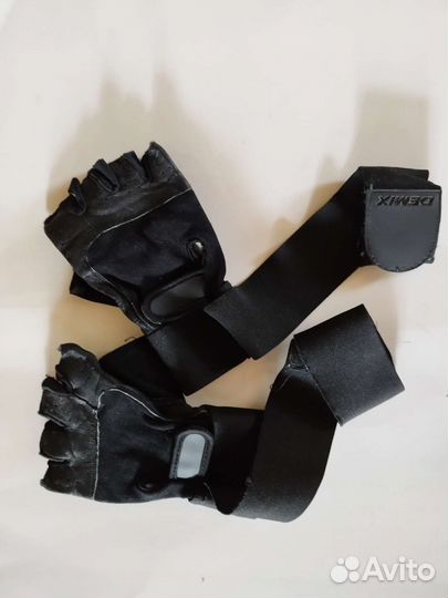 Женские кожаные перчатки для фитнеса