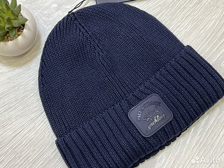 Шапка теплая Paul&Shark на флисе