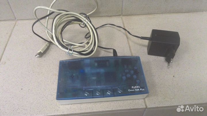 Модем zyxel Omni 56K Plus
