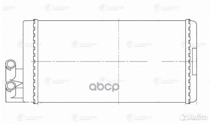Радиатор отопителя салона audi 100 90/A6 94- L