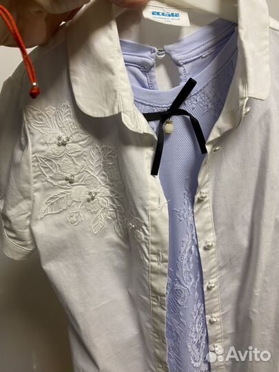 Блузка школьная девочка 134-140