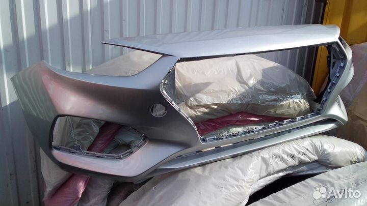 Бамперы все цвета Hyundai Solaris 2 с 2017 /серебр