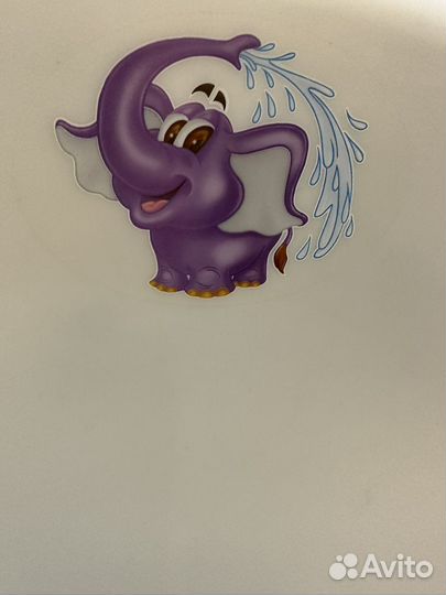 Ванночка для купания с нескользящим ковриком