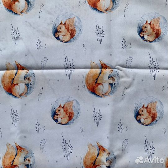 Новогодний сатин от Папа Страус