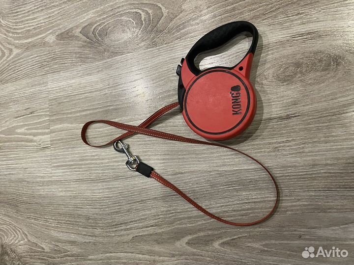 Рулетка kong Terrain красная лента 5м до 20кг