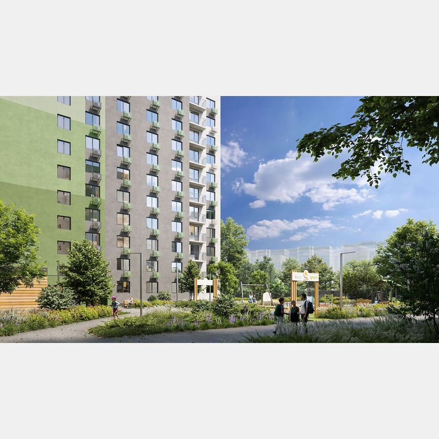 2-к. квартира, 49,3 м², 5/16 эт.