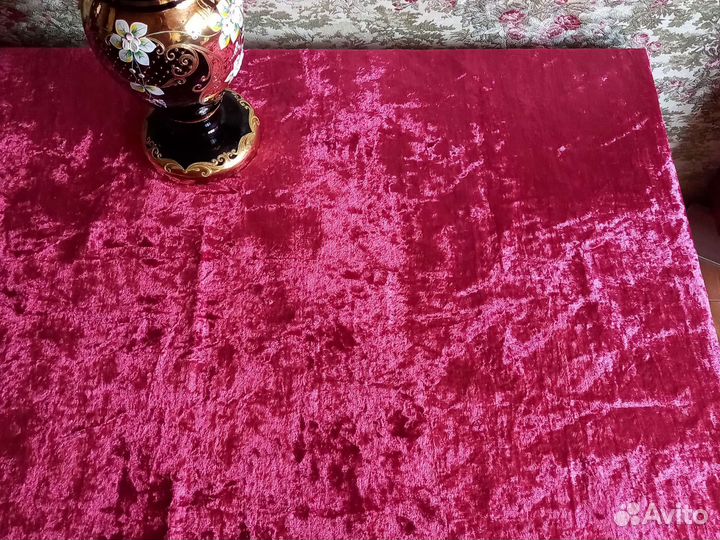 Плюшевая скатерть СССР