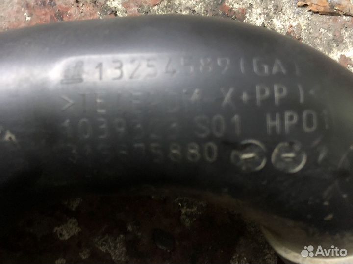 Гофра дросельной заслонки Opel Astra J 2012