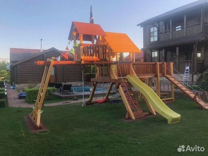 Новый детский спортивный комплекс для дачи