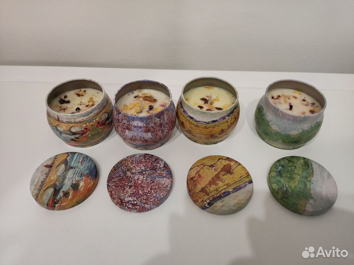 Аромасвечи 4 шт