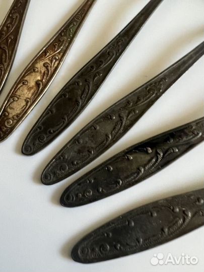 Мельхиоровые новые чайные ложки