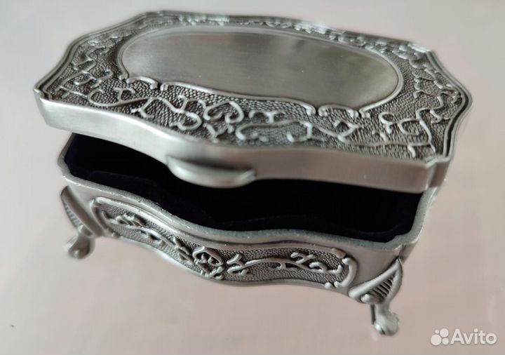 Шкатулка металл для украшений 