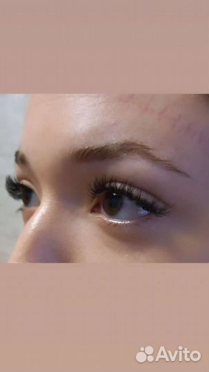 Наращивание ресниц/оформление бровей