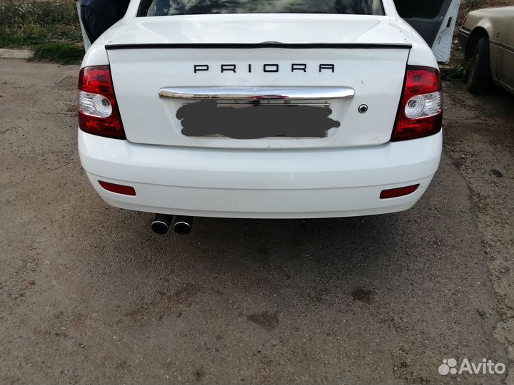 Бампер задний приора 1