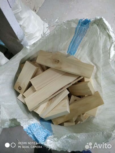 Дрова сухие в мешках