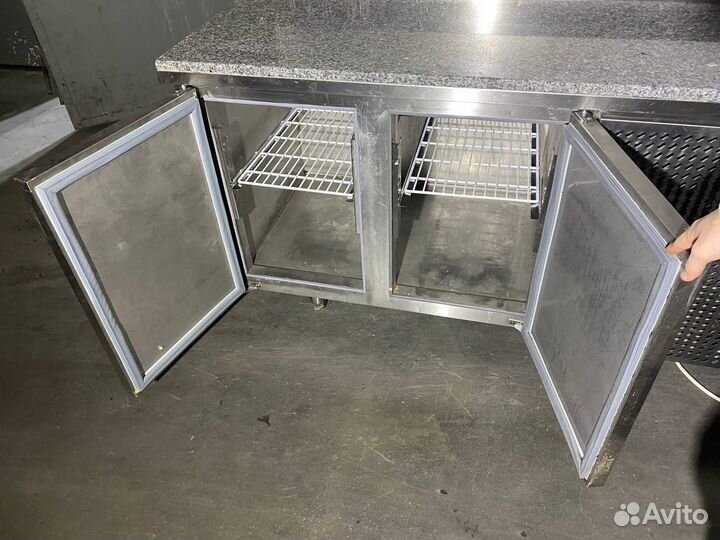 Холодильный стол для пиццы камень