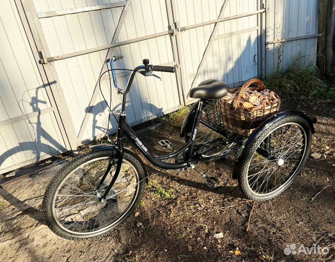 Взрослый трехколесный велосипед грузовой