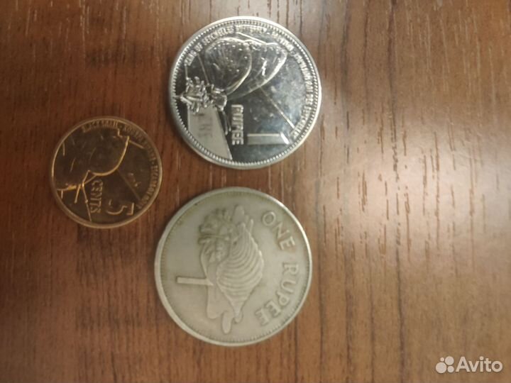 Набор монет Сейшелы 2шт