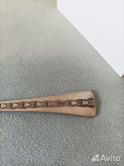 Серебряная ложка треугольная 916 проба СССР