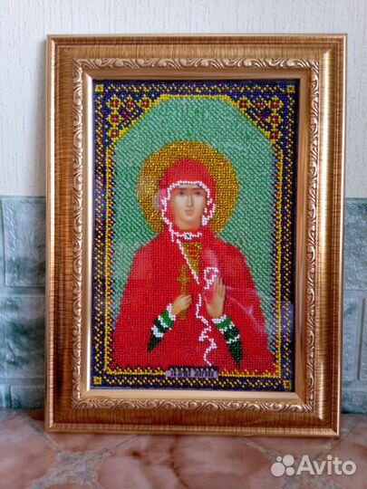 Икона из бисера