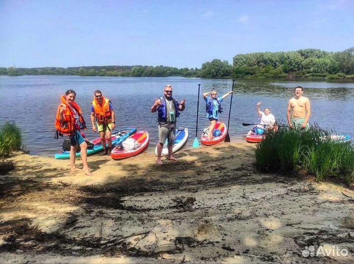 Групповые прогулки на SUP сап досках, аренда SUP