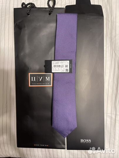 Галстук оригинал новый boss