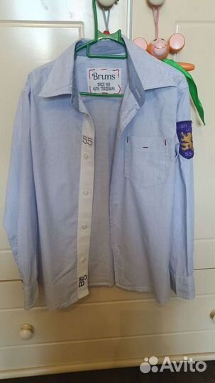 Брюки и рубашка для школы на мальчика 122-128