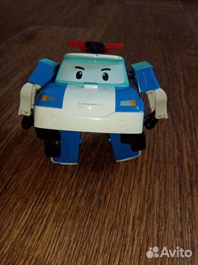 Робокар полли трансформер машинка