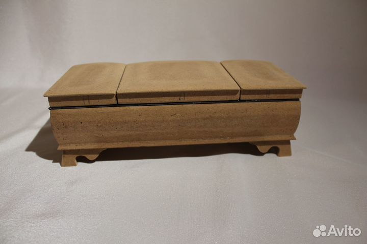 Шкатулка ларец мдф тройной. Заготовка для творчест