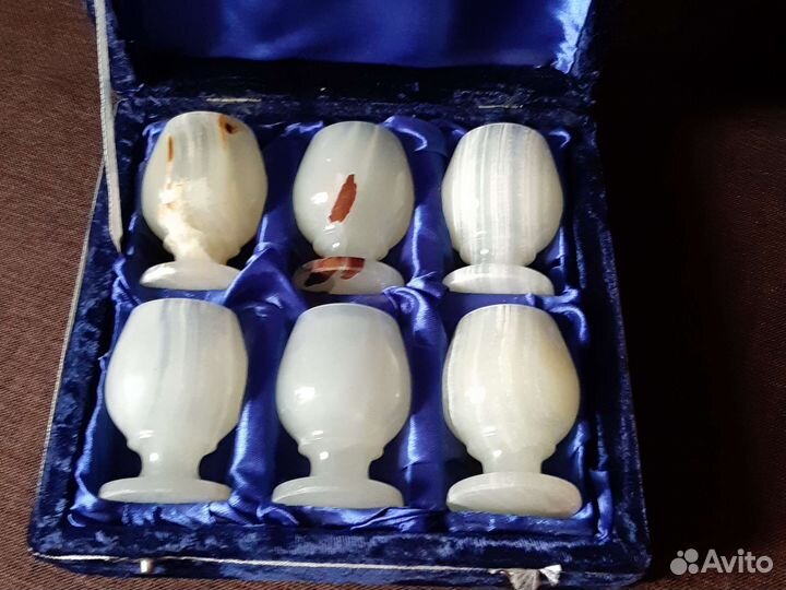 Рюмки ручной работы из натурального камня