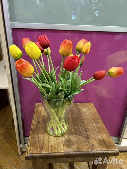 Искусственные цветы тюльпаны