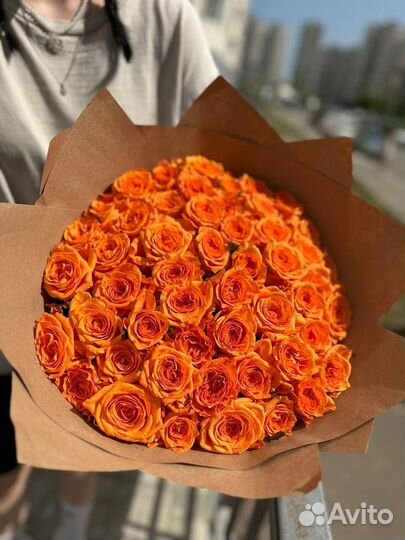 Букет 101 роза Цветы розы 25 31 51 Доставка