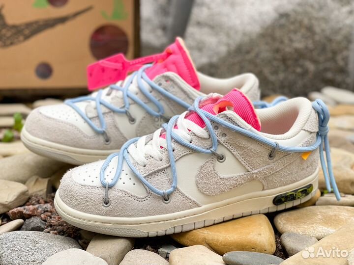 Nike Dunk Low x Off White 38 Grey