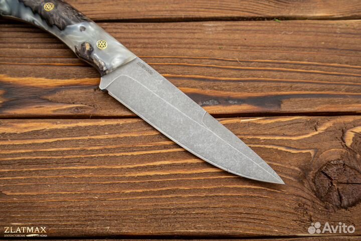 Златоустовский нож, сталь нержавеющая AUS10co