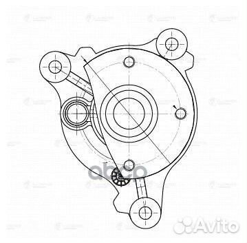 LWP 0806 помпа Hyundai Solaris II, KIA Rio IV