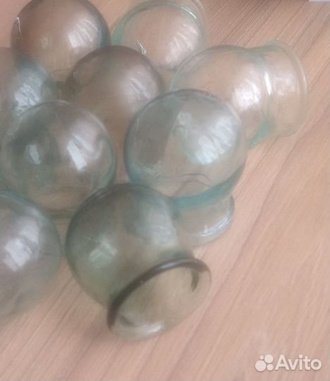 Банки медицинские стеклянные вакуумные