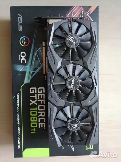 Asus ROG strix GTX 1080 Ti 11gb