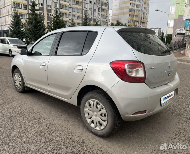 Renault Sandero 1.6 МТ, 2017, 53 000 км