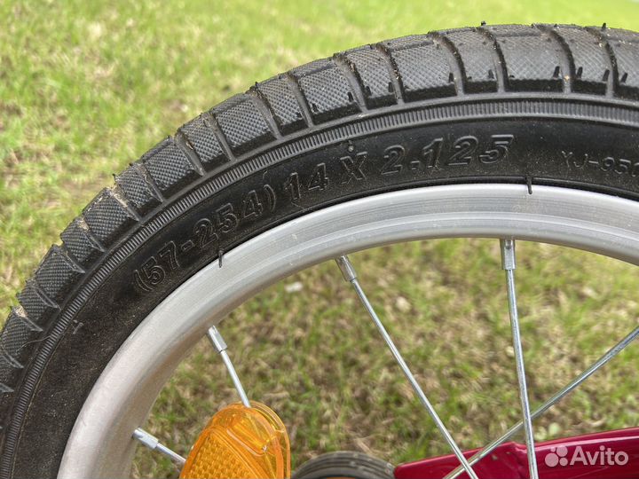 Новый детский велосипед novatrack maple 14