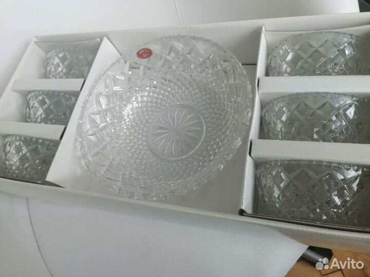 Богемия Bohemia crystal Чехия набор салатник