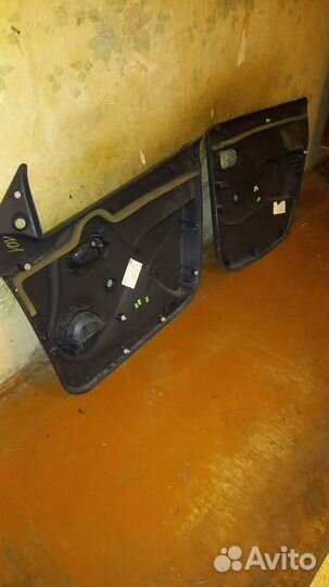 Обшивка двери renault logan