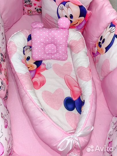 Новые бортики в кроватку/ комплект в кроватку