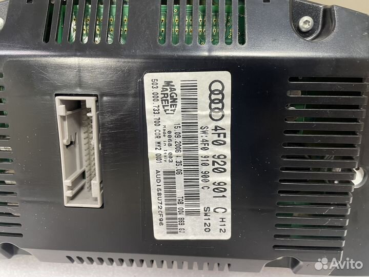 Панель приборов Ауди А6 С6