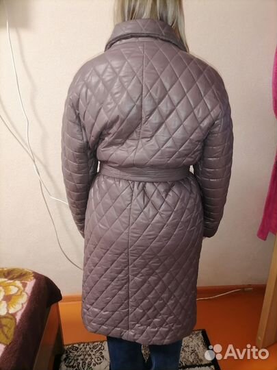 Стеганое пальто