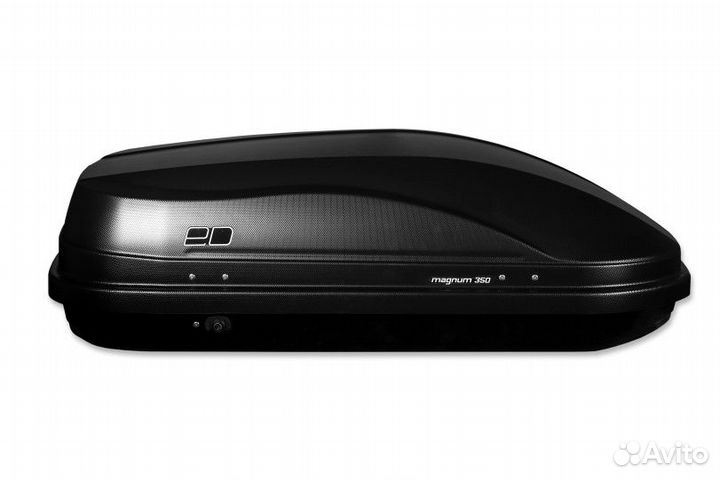 Автомобильный бокс евродеталь магнум 350 черный ме