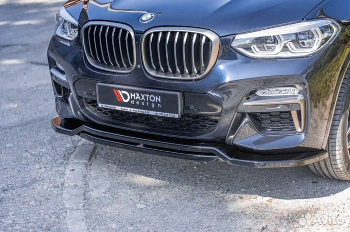 Сплиттер передний Maxton BMW X4 M-Pack