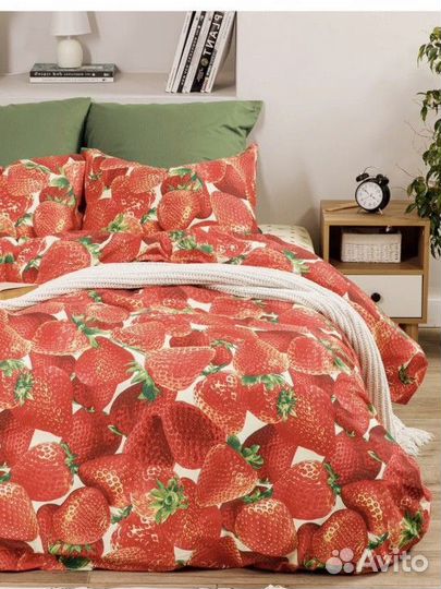 Новое Постельное белье 1.5 спальное хлопок 100