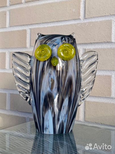 Сова из художественного стекла