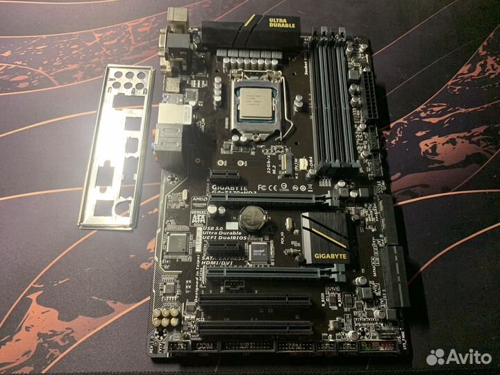 Gigabyte GA-z170-hd3, i7 6700k, башенный куллер
